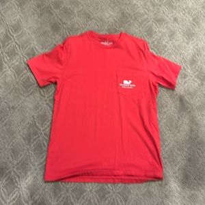 Excellent use condition, vineyard vines, Boston University, short sleeve red